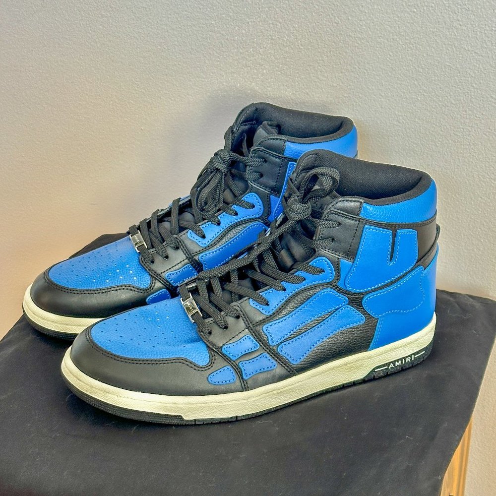 AMIRI Blue and Black Sneakers